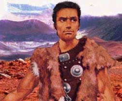 [Picture of a man on Mars]