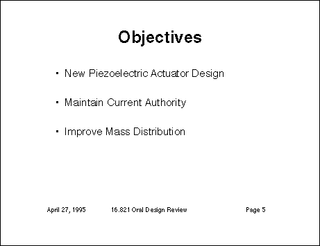 Objectives