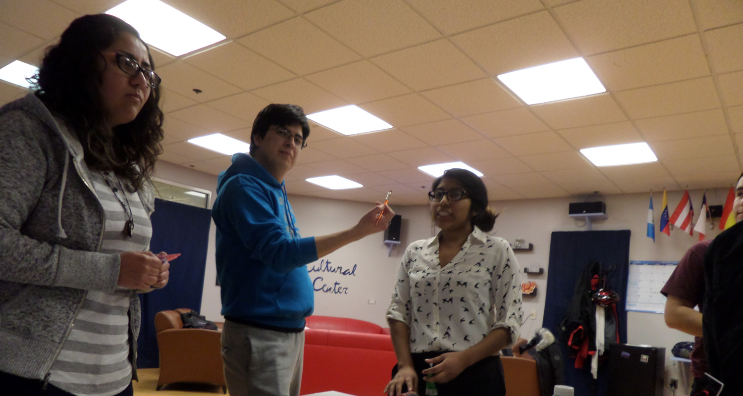 LUChA members attending a general body meeting