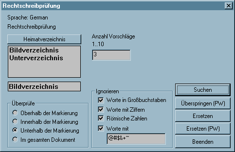 Dialog Rechtschreibpr?fung