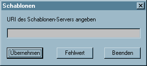 Der Dialog Einstellungen f�r Vorlagen