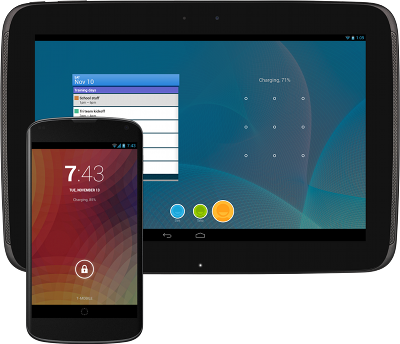 Android 4.2 on phone and tablet