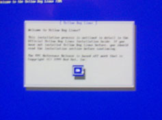 Redhat Installer Welcome