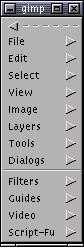 The Image Menu torn off