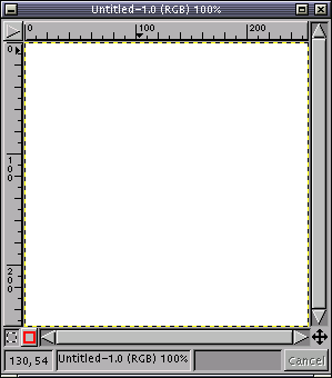 A blank Image Window