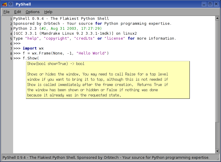 The Py Manual