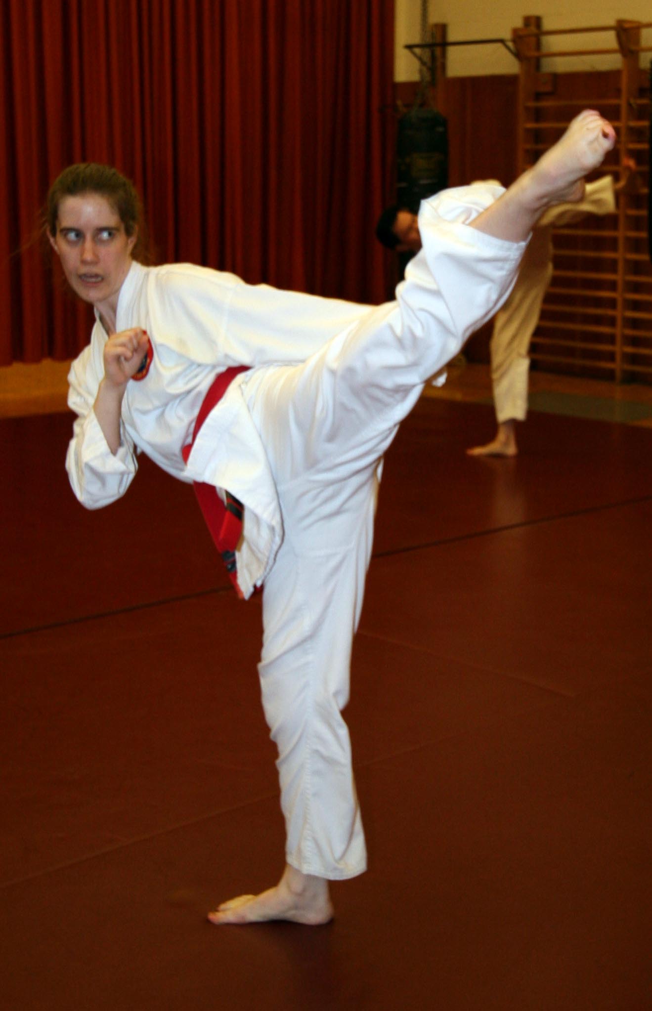 Red Belt Round Kick