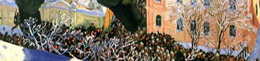 Kustodiev - The Bolshevik, 1920, excerpt