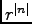 $ r ^{\vert n\vert}$