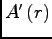 $ A^\prime \, (r)$