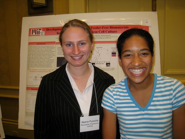 Neena and her HHMI pal Ericka Anderson