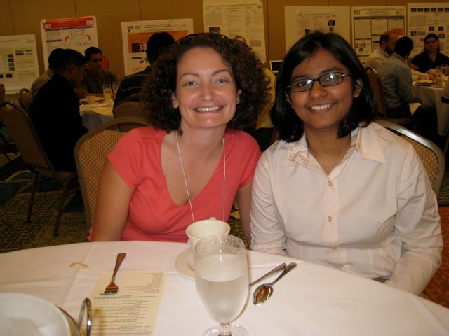 Streya with mentor Megan McBee