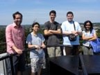 Top of the tower at Mt. Auburn Cemetery