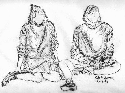 [Sketch of two girls]